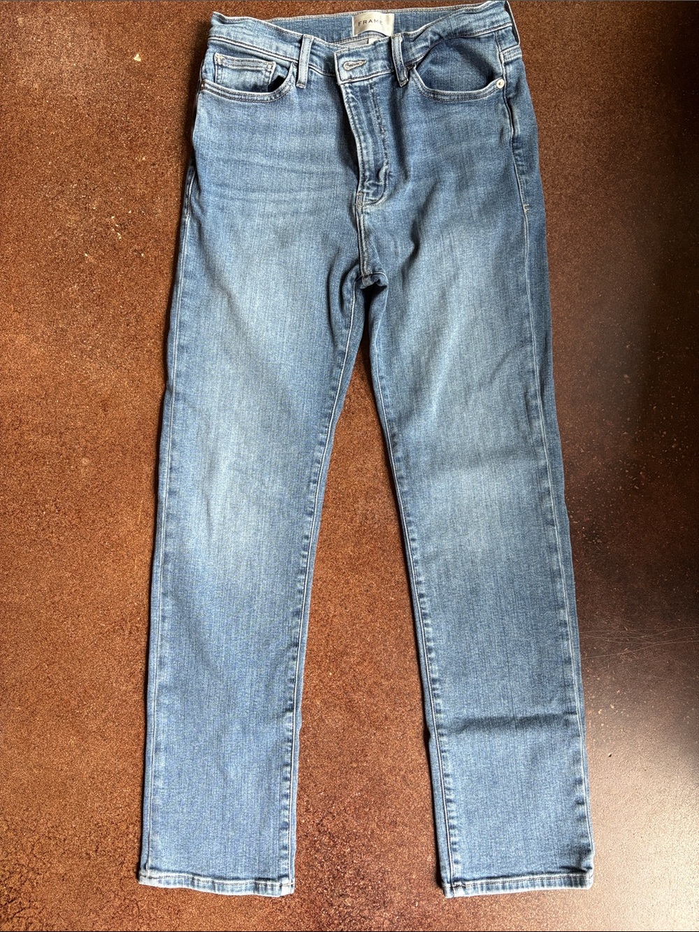 Frame Denim Le high straight long